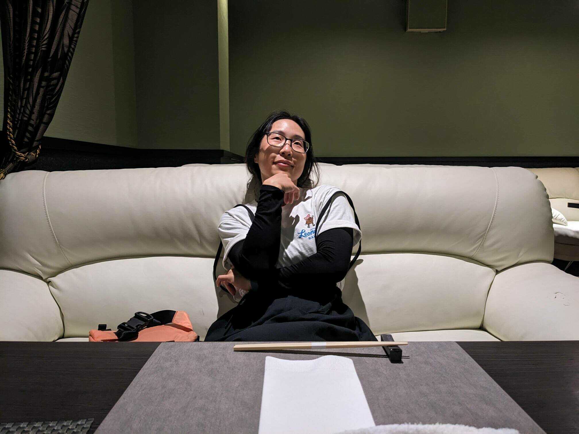 Weird yet comfy couch seating