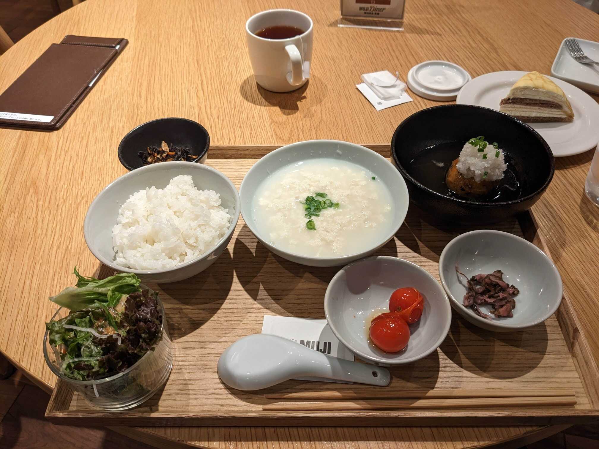 Muji set lunch