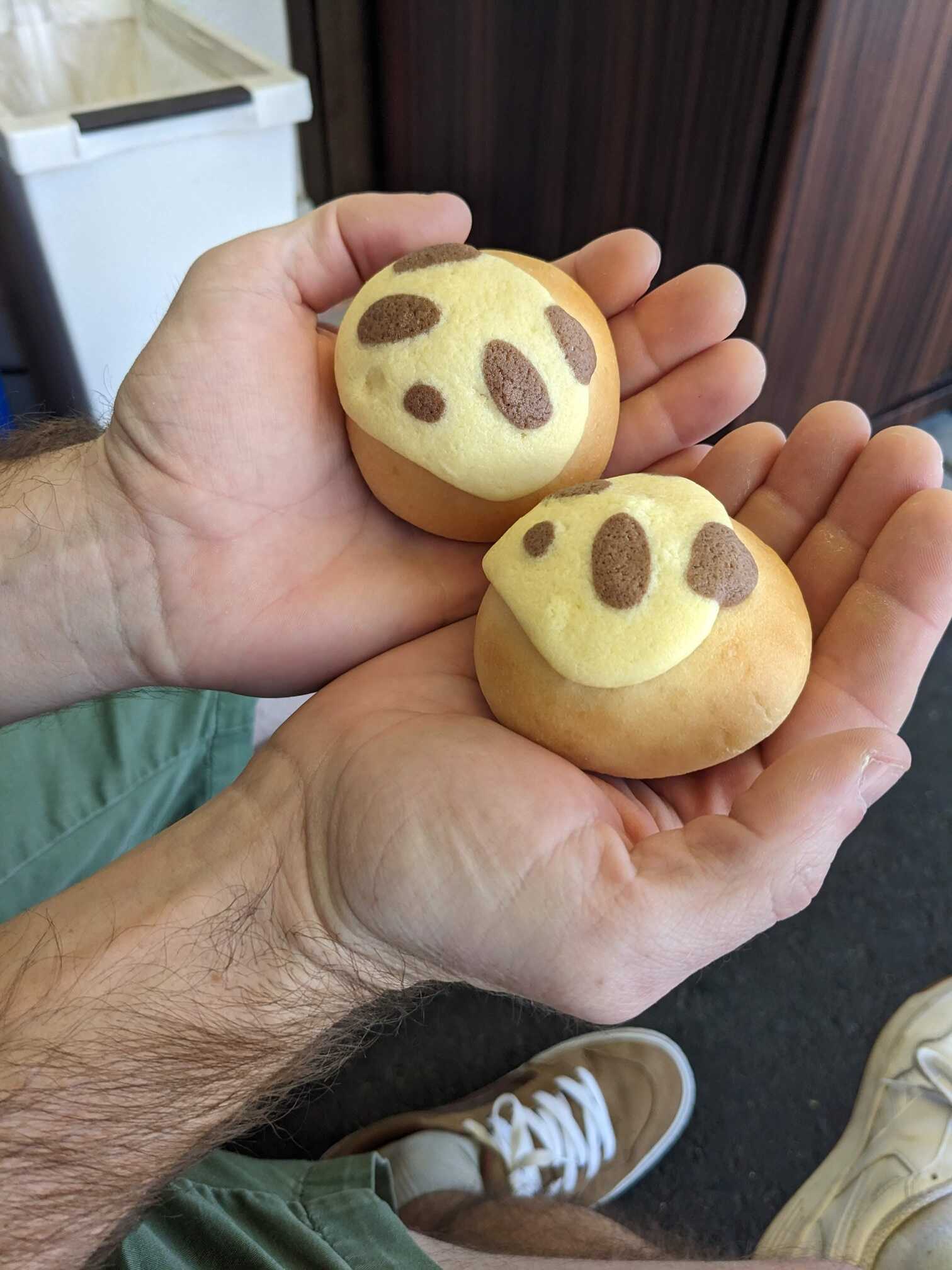 Panda bun in honor of Panda Cottage