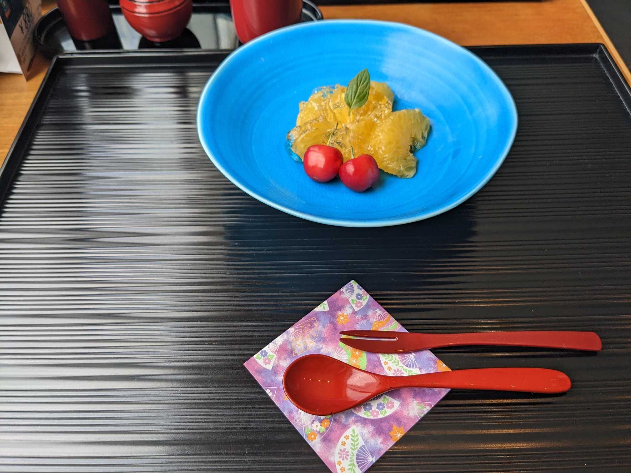 Cute dessert presentation